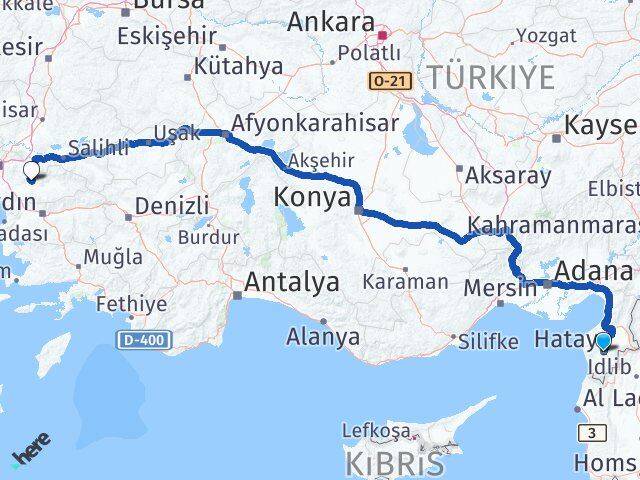 Hatay Bayındır İzmir Arası Kaç Km - Yol Haritası