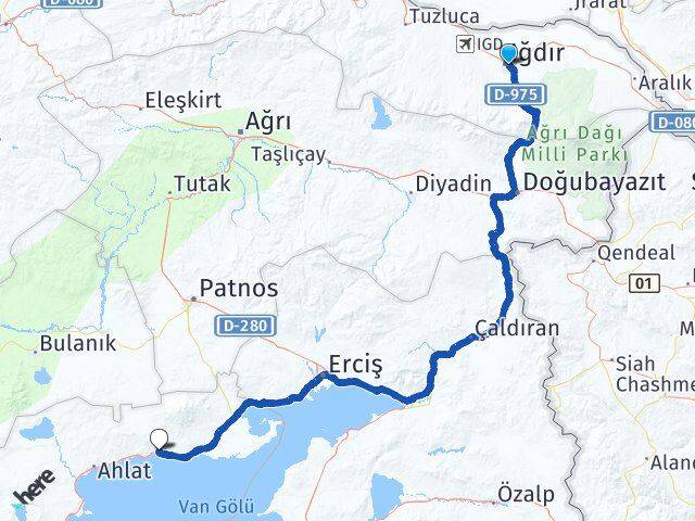 Iğdır Adilcevaz Bitlis Arası Kaç Km - Yol Haritası