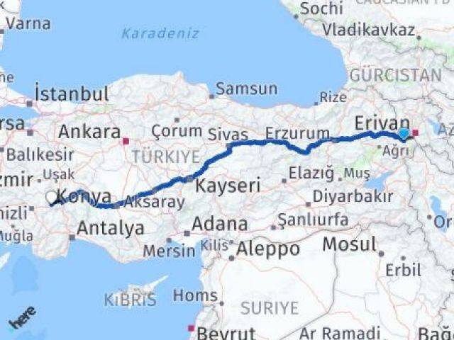 Iğdır Dazkırı Afyonkarahisar Arası Kaç Km - Yol Haritası