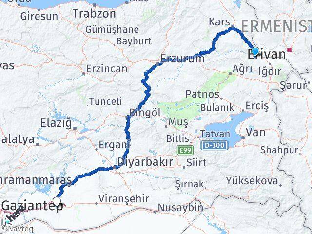 Iğdır Tuzluca Şanlıurfa Arası Kaç Km - Yol Haritası