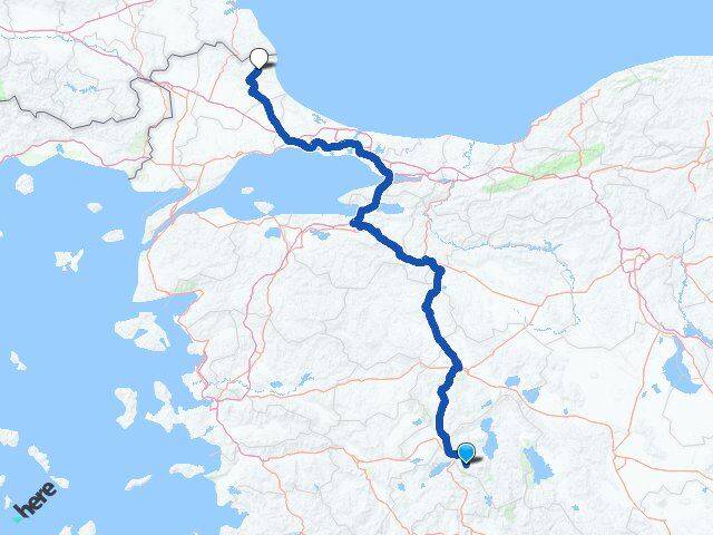Isparta Demirköy Kırklareli Arası Kaç Km - Yol Haritası