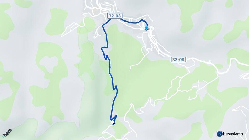 Isparta Sütçüler Yeşildere Sütçüler Arası Kaç Km - Yol Haritası