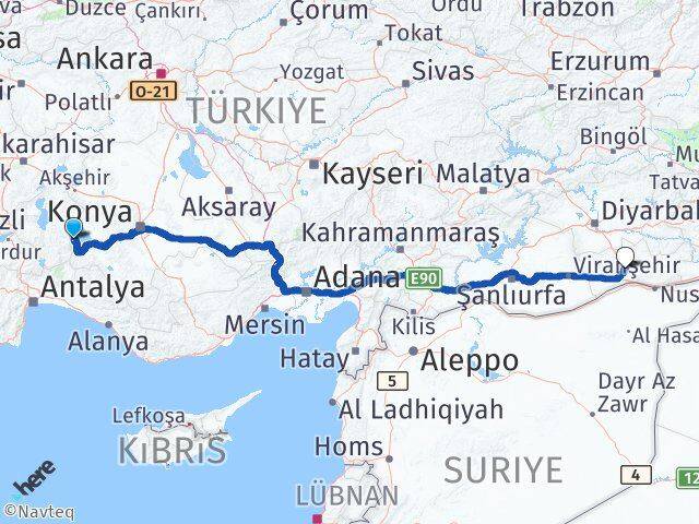 Isparta Yenişarbademli Mardin Arası Kaç Km - Yol Haritası