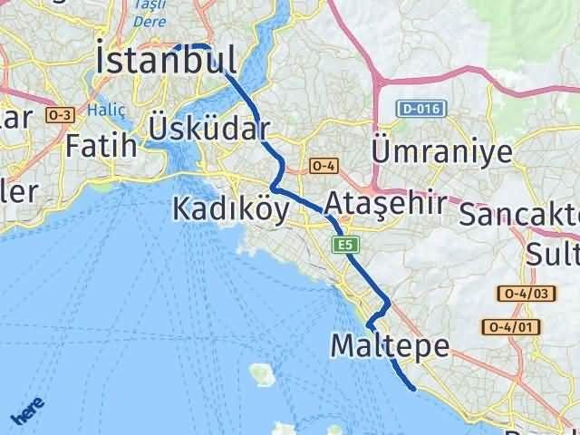 istanbul adalar arasi kac km kac saat yol tarifi