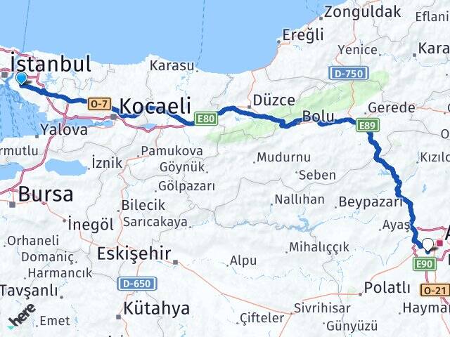 İstanbul Ataşehir Beykent Üniversitesi Arası Kaç Km - Yol Haritası