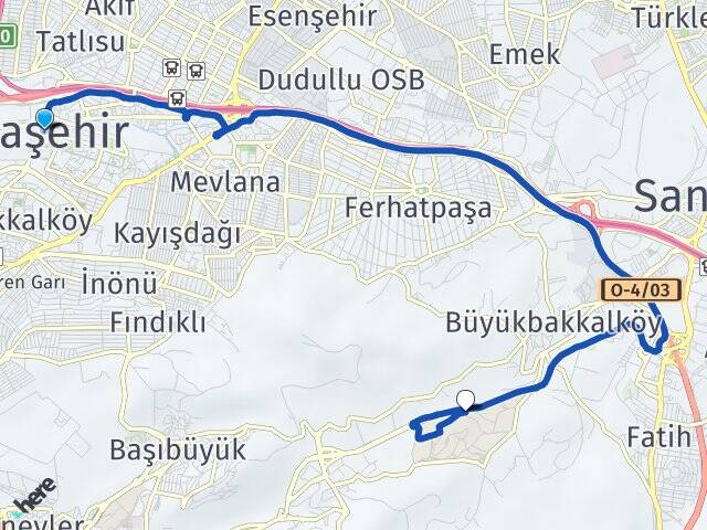İstanbul Ataşehir Maltepe Üniversitesi Arası Kaç Km - Yol Haritası