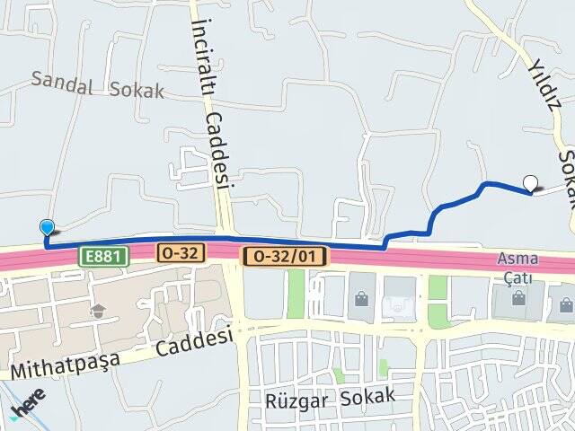 İzmir Balçova İnciraltı Balçova Arası Kaç Km - Yol Haritası