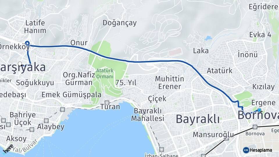 İzmir Bornova Karşıyaka Arası Kaç Km? Arası Kaç Saat? Nerede Yol Haritası Yakıt, Rota ve Mesafe Hesaplama İzmir Bornova Karşıyaka Arası Kaç Km? Arası Kaç Km Saat? Nerede Yol Haritası Yakıt, Rota ve Mesafe Hesaplama