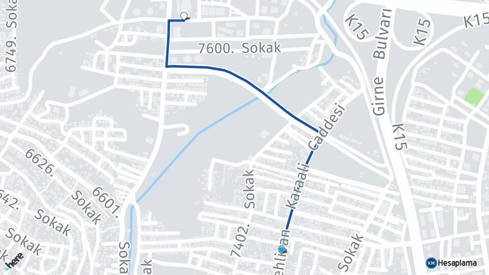 İzmir Karşıyaka Örnekköy Karşıyaka Arası Kaç Km - Yol Haritası