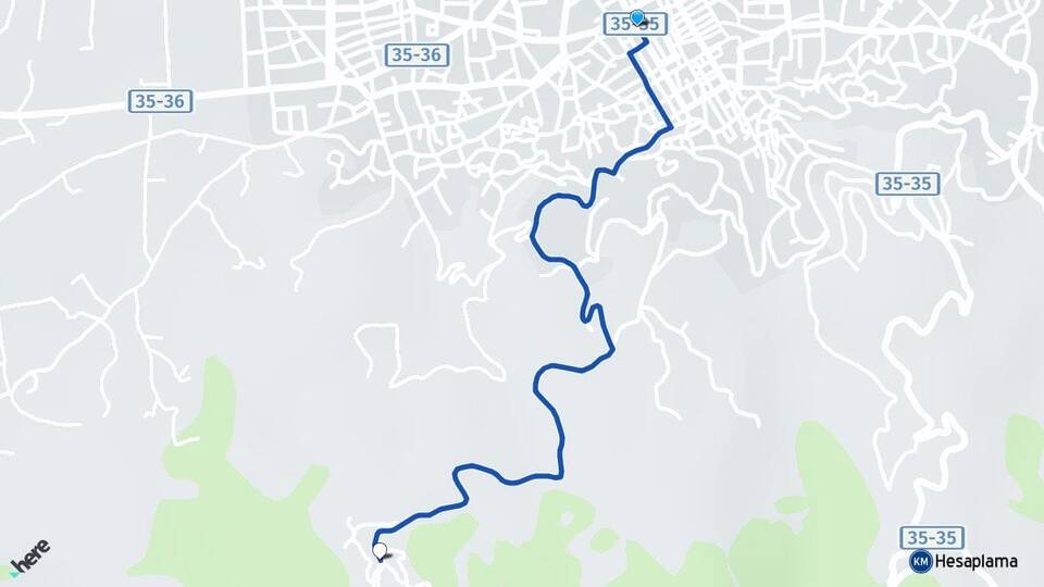 İzmir Tire Kaplan Tire Arası Kaç Km - Yol Haritası