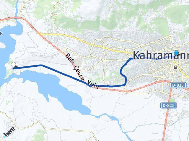 Kahramanmaraş Dulkadiroğlu Avşar Onikişubat Arası Kaç Km - Yol Haritası