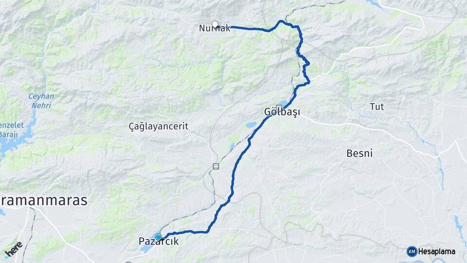 Maraş Pazarcık Nurhak Arası Kaç Km? Arası Kaç Saat? Nerede Yol Haritası Yakıt, Rota ve Mesafe Hesaplama Maraş Pazarcık Nurhak Arası Kaç Km? Arası Kaç Km Saat? Nerede Yol Haritası Yakıt, Rota ve Mesafe Hesaplama