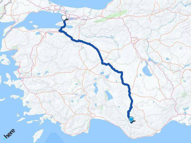 Karaman Sarıveliler Yalova Arası Kaç Km - Yol Haritası