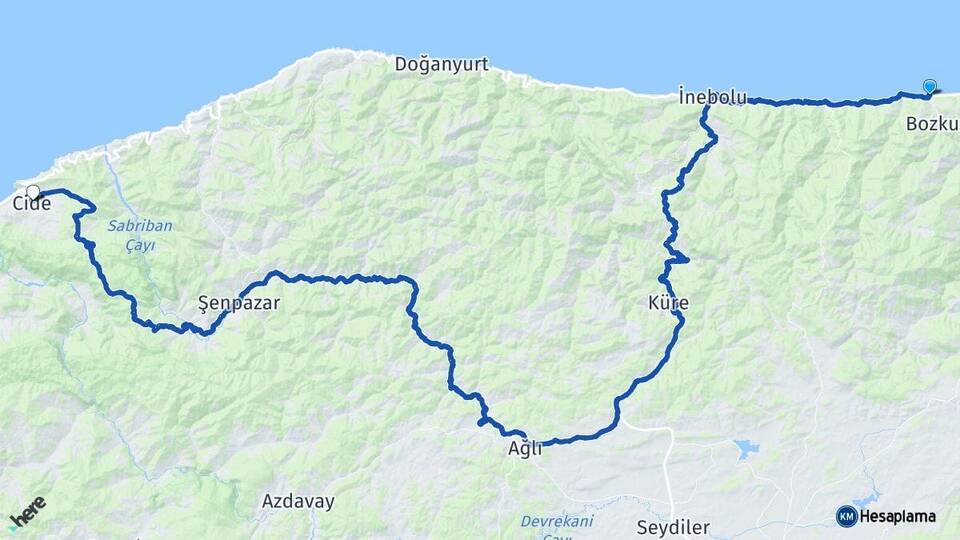 Kastamonu Abana Cide Arası Kaç Km? Arası Kaç Saat? Nerede Yol Haritası Yakıt, Rota ve Mesafe Hesaplama Kastamonu Abana Cide Arası Kaç Km? Arası Kaç Km Saat? Nerede Yol Haritası Yakıt, Rota ve Mesafe Hesaplama