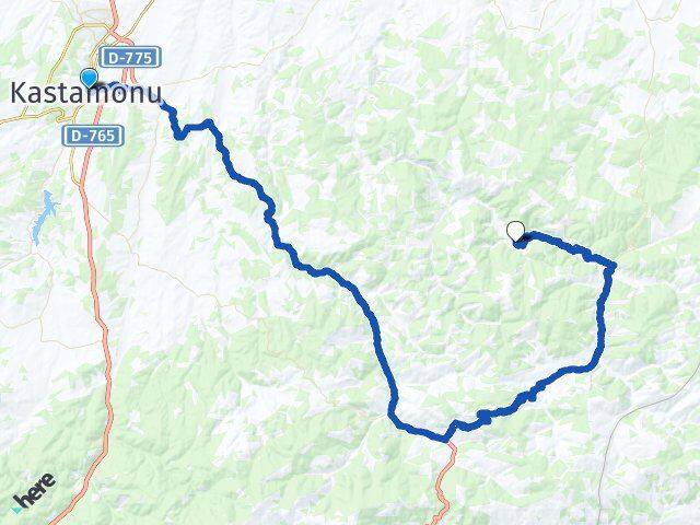 Kastamonu Başören Arası Kaç Km - Yol Haritası