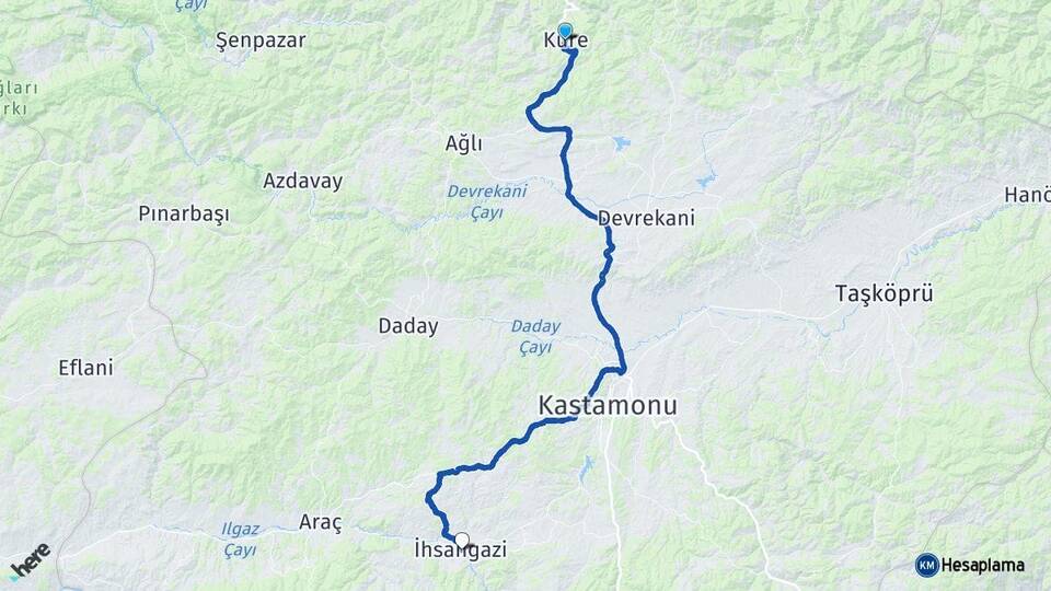Kastamonu Küre İhsangazi Arası Kaç Km? Arası Kaç Saat? Nerede Yol Haritası Yakıt, Rota ve Mesafe Hesaplama Kastamonu Küre İhsangazi Arası Kaç Km? Arası Kaç Km Saat? Nerede Yol Haritası Yakıt, Rota ve Mesafe Hesaplama