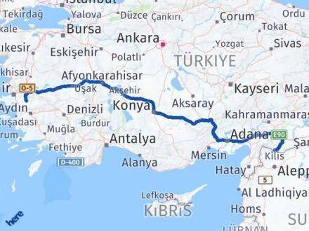 Kilis Bayındır İzmir Arası Kaç Km - Yol Haritası