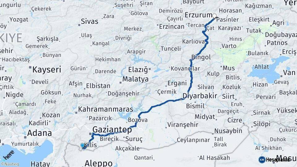 Kilis Erzurum Arası Kaç Km - Kaç Saat? Arası Kaç Saat? Nerede Yol Haritası Yakıt, Rota ve Mesafe Hesaplama Kilis Erzurum Arası Kaç Km - Kaç Saat? Arası Kaç Km Saat? Nerede Yol Haritası Yakıt, Rota ve Mesafe Hesaplama