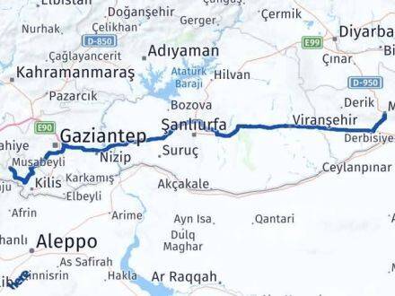 Kilis Musabeyli Mardin Arası Kaç Km - Yol Haritası