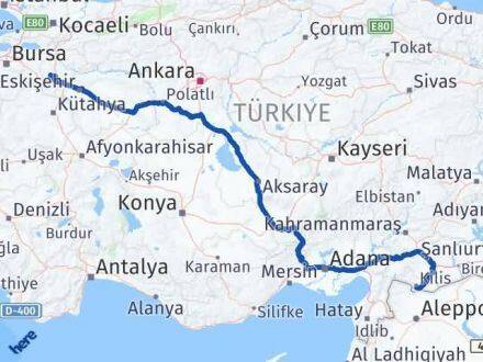 Kilis Pazaryeri Bilecik Arası Kaç Km - Yol Haritası