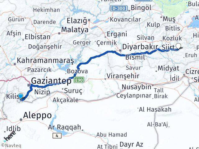 Kilis Tillo Siirt Arası Kaç Saat? Yol Haritası, Yakıt, Rota ve Mesafe Hesaplama Kilis Tillo Siirt Arası Kaç Km? Kaç Saat? Yol Haritası