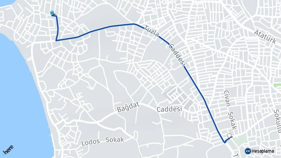 Kocaeli Darıca Bayramoğlu Darıca Arası Kaç Km - Yol Haritası