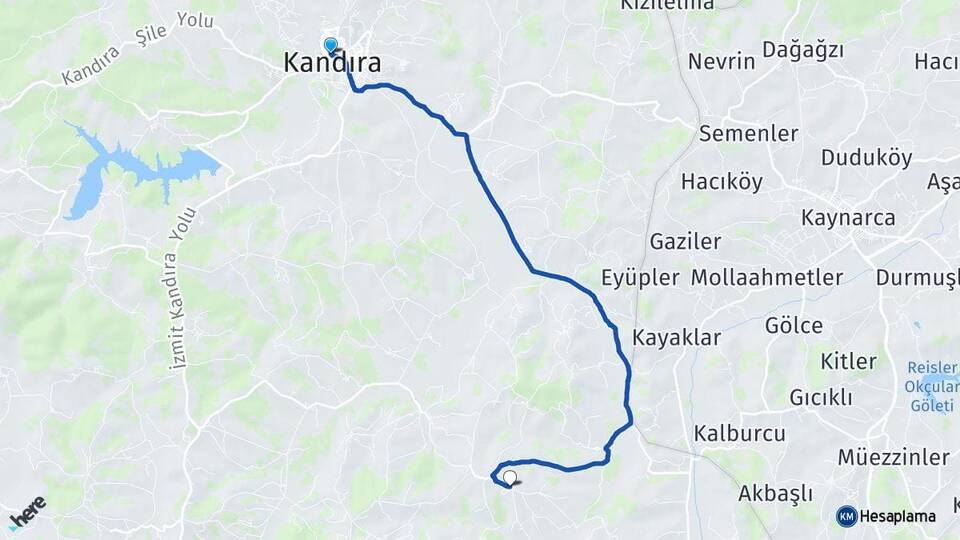 Kocaeli Kandıra Seyitaliler Kandıra Arası Kaç Km - Yol Haritası