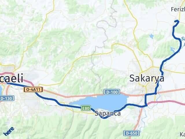 Kocaeli Söğütlü Sakarya Arası Kaç Saat? Yol Haritası, Yakıt, Rota ve Mesafe Hesaplama Kocaeli Söğütlü Sakarya Arası Kaç Km? Kaç Saat? Yol Haritası