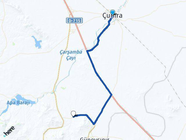 Konya Çumra Aydoğmuş Güneysınır Arası Kaç Km - Yol Haritası