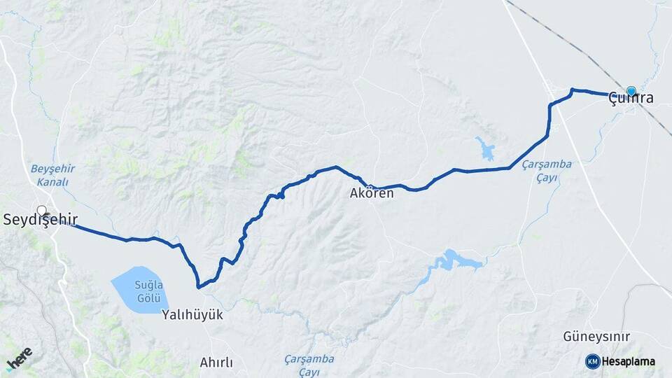 Konya Çumra Seydişehir Arası Kaç Km? Arası Kaç Saat? Nerede Yol Haritası Yakıt, Rota ve Mesafe Hesaplama Konya Çumra Seydişehir Arası Kaç Km? Arası Kaç Km Saat? Nerede Yol Haritası Yakıt, Rota ve Mesafe Hesaplama