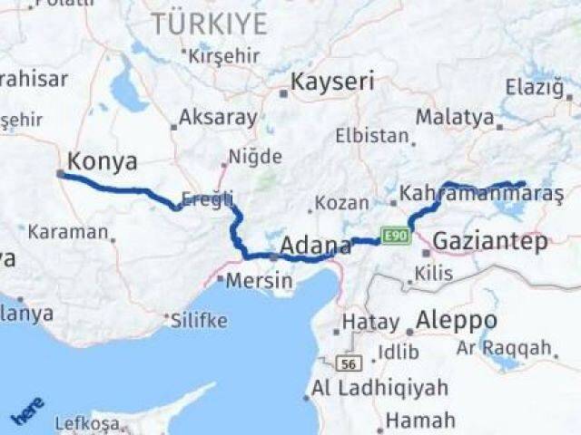 Konya Kahta Adıyaman Arası Kaç Saat? Yol Haritası, Yakıt, Rota ve Mesafe Hesaplama Konya Kahta Adıyaman Arası Kaç Km? Kaç Saat? Yol Haritası