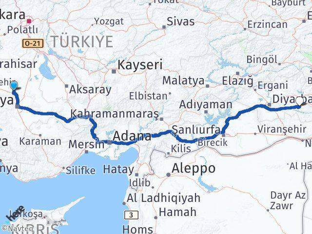 Konya Sarayönü Batman Arası Kaç Saat? Yol Haritası, Yakıt, Rota ve Mesafe Hesaplama Konya Sarayönü Batman Arası Kaç Km? Kaç Saat? Yol Haritası