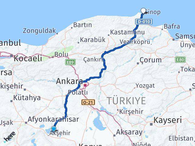 Konya Tuzlukçu Sinop Arası Kaç Saat? Yol Haritası, Yakıt, Rota ve Mesafe Hesaplama Konya Tuzlukçu Sinop Arası Kaç Km? Kaç Saat? Yol Haritası