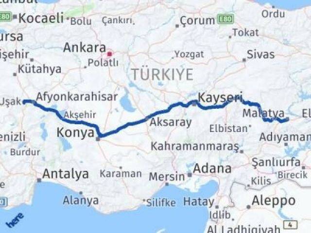 Malatya Sinanpaşa Afyonkarahisar Arası Kaç Km - Yol Haritası