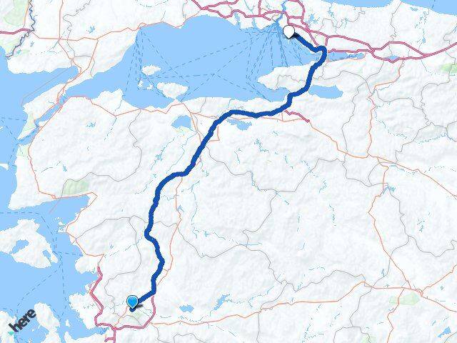 Manisa Adalar İstanbul Arası Kaç Km - Yol Haritası