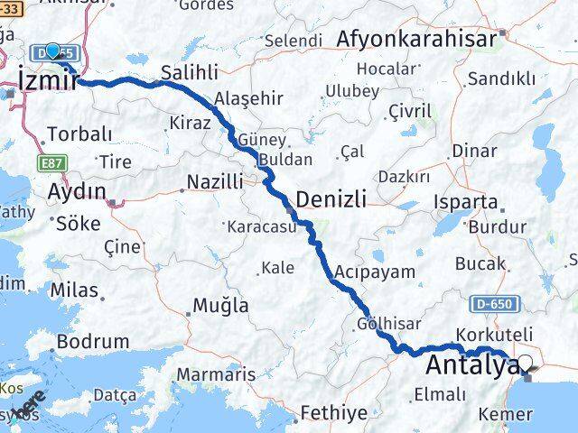 Manisa Muratpaşa Antalya Arası Kaç Saat? Yol Haritası, Yakıt, Rota ve Mesafe Hesaplama Manisa Muratpaşa Antalya Arası Kaç Km? Kaç Saat? Yol Haritası