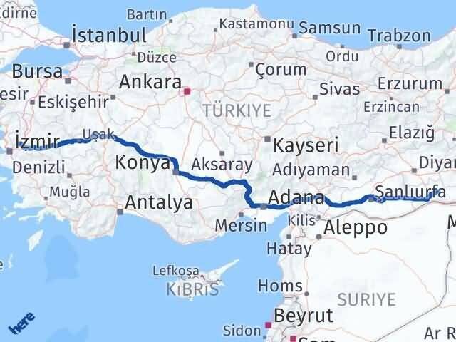 Manisa Ömerli Mardin Arası Kaç Km - Yol Haritası