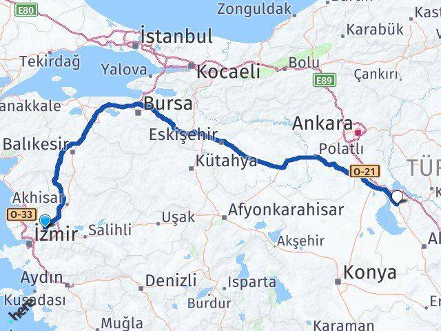 Manisa Şereflikoçhisar Ankara Arası Kaç Km - Yol Haritası