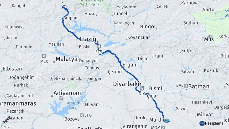Mardin Kemaliye Erzincan Arası Kaç Saat? Yol Haritası, Yakıt, Rota ve Mesafe Hesaplama Mardin Kemaliye Erzincan Arası Kaç Km? Kaç Saat? Yol Haritası