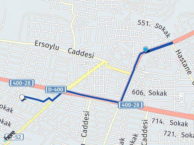 Mardin Kızıltepe Bahçelievler Kızıltepe Arası Kaç Km - Yol Haritası