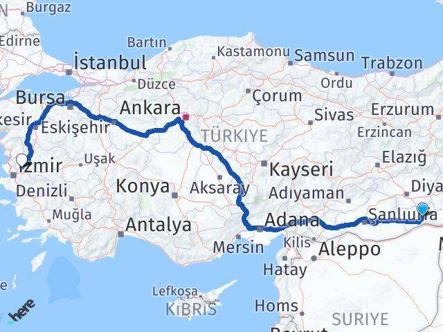 Mardin Şehzadeler Manisa Arası Kaç Km - Yol Haritası