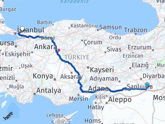 Mardin Şile İstanbul Arası Kaç Km - Yol Haritası