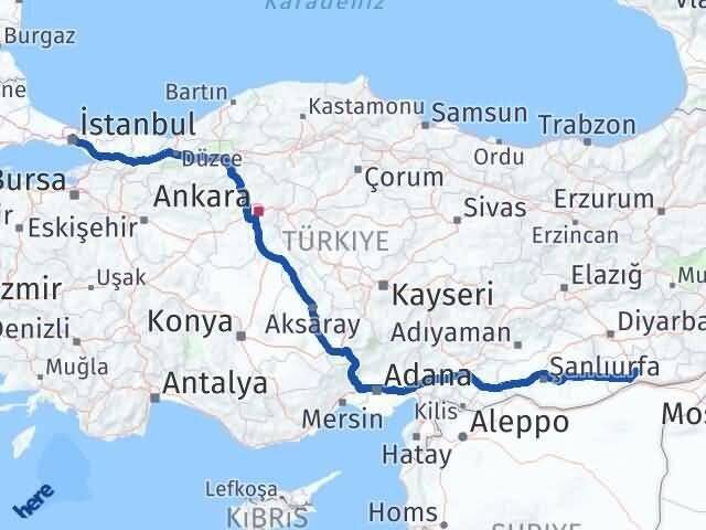 Mardin Şişli İstanbul Arası Kaç Km - Yol Haritası