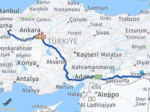 Mardin Söğüt Bilecik Arası Kaç Km - Yol Haritası