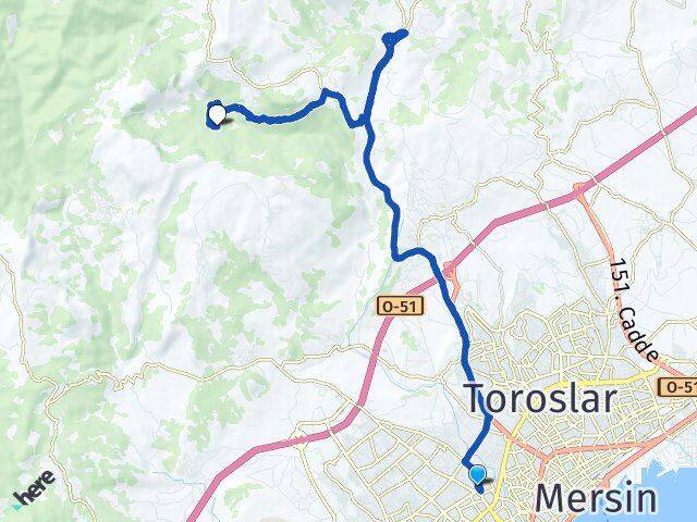 Mersin Yenişehir Çukurkeşli Yenişehir Arası Kaç Km - Yol Haritası