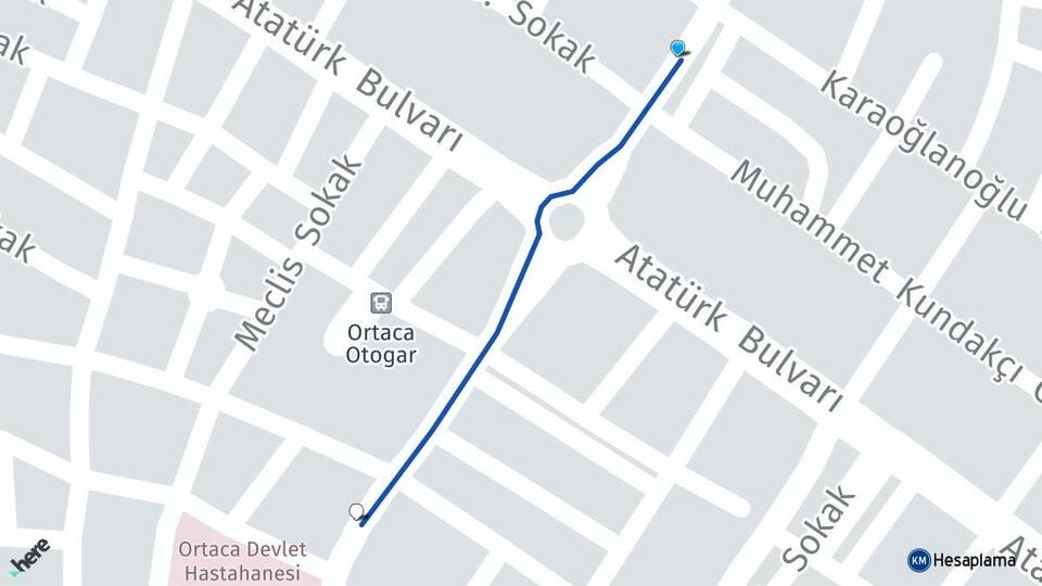 Muğla Ortaca Beşköprü Ortaca Arası Kaç Km - Yol Haritası