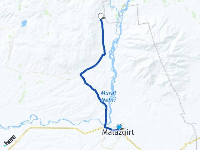 Muş Malazgirt Hasanpaşa Malazgirt Arası Kaç Km - Yol Haritası