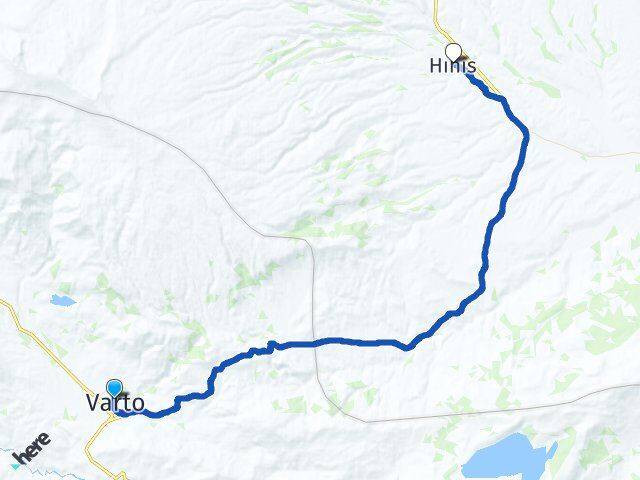 Muş Varto Hınıs Erzurum Arası Kaç Km - Yol Haritası