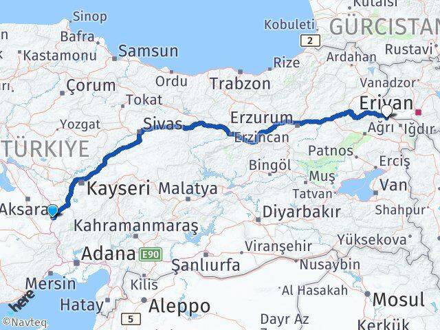 Niğde Tuzluca Iğdır Arası Kaç Km - Yol Haritası