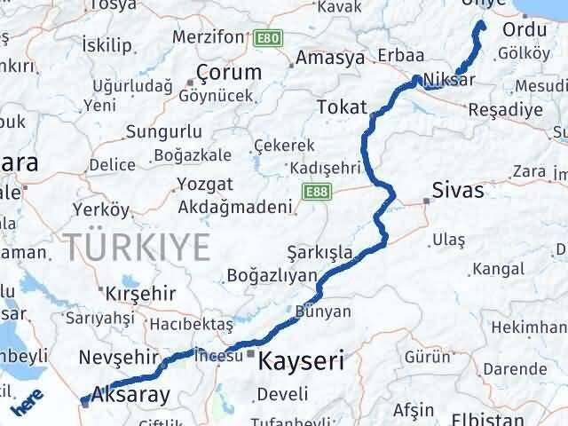 Ordu Çamaş Aksaray Arası Kaç Km? Arası Kaç Saat? Nerede Yol Haritası Yakıt, Rota ve Mesafe Hesaplama Ordu Çamaş Aksaray Arası Kaç Km? Arası Kaç Km Saat? Nerede Yol Haritası Yakıt, Rota ve Mesafe Hesaplama